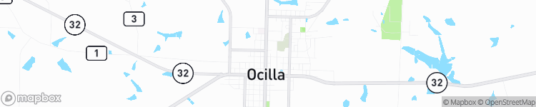 Ocilla - map