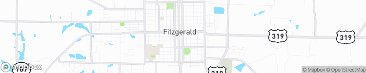Fitzgerald - map