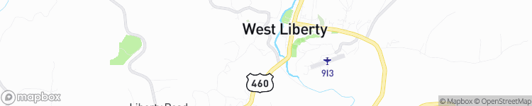 West Liberty - map