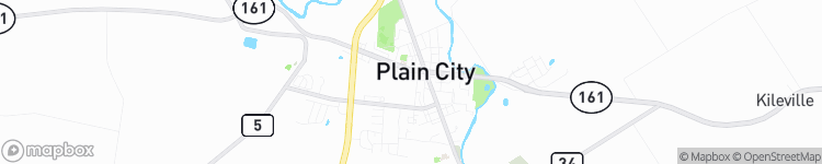 Plain City - map