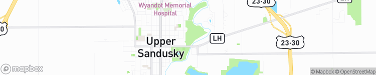 Upper Sandusky - map