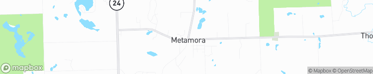 Metamora - map