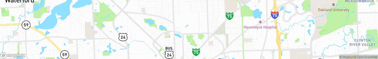 TruckMap | USPS Michigan Metroplex P&DC 711 N Glenwood Ave Pontiac MI 48340