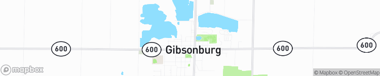 Gibsonburg - map