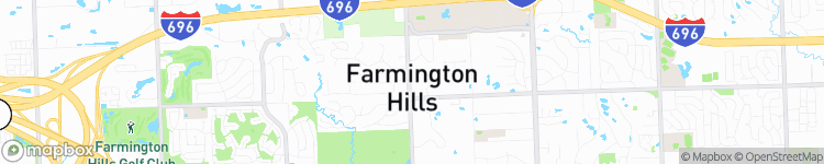Farmington Hills - map