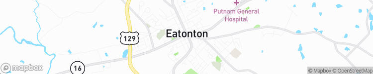Eatonton - map