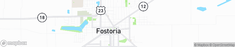 Fostoria - map