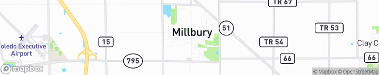 Millbury - map