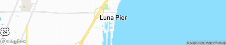 Luna Pier - map