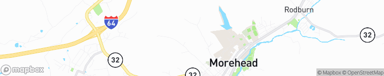 Morehead - map