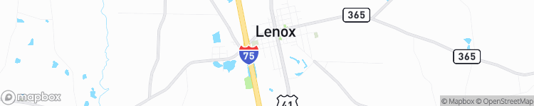 Lenox - map
