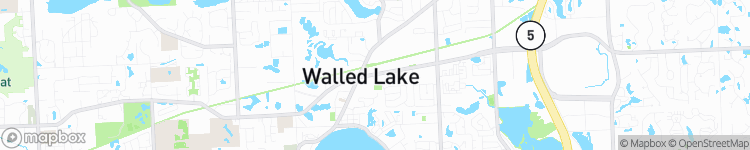 Walled Lake - map