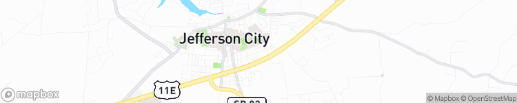 Jefferson City - map