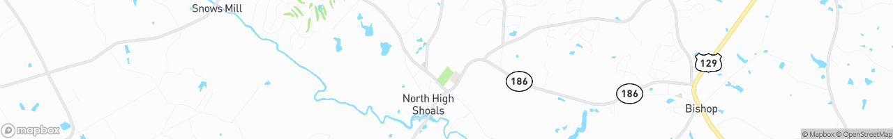 North High Shoals - map