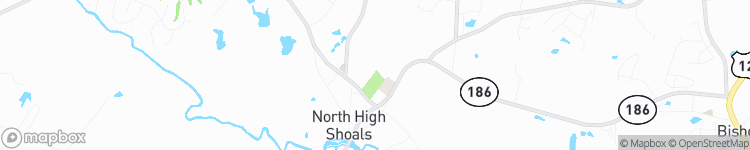 North High Shoals - map