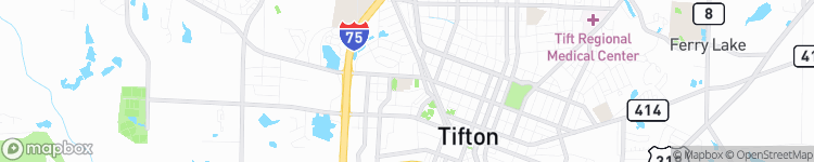 Tifton - map