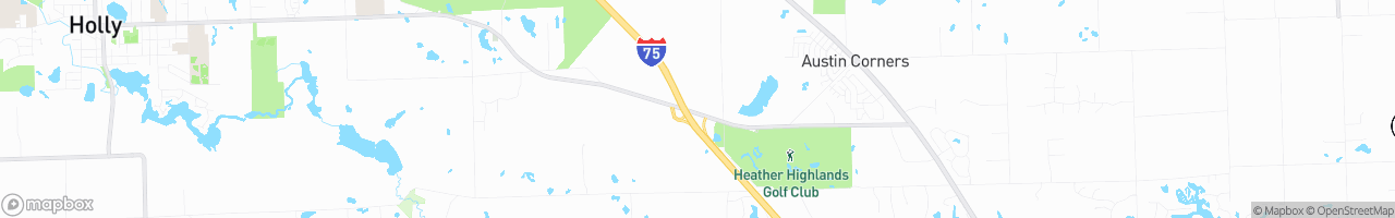 East Holly Truck Stop - map