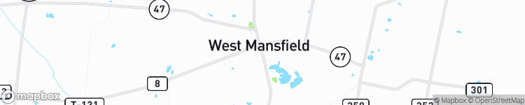 West Mansfield - map