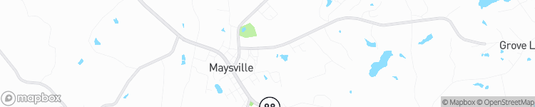 Maysville - map