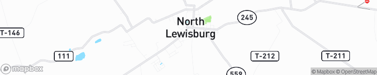 North Lewisburg - map