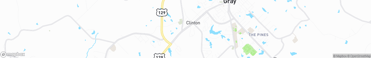 Old Clinton Gas - map