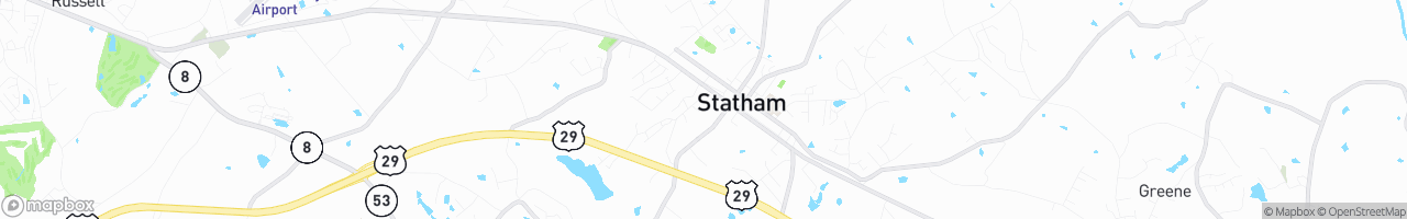 Statham - map