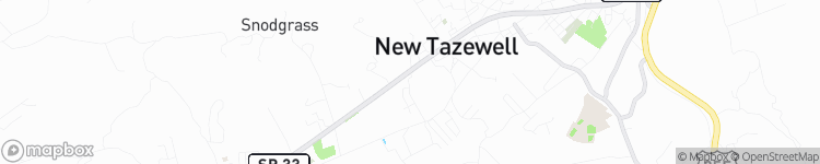 New Tazewell - map