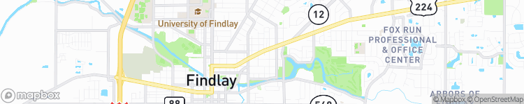 Findlay - map