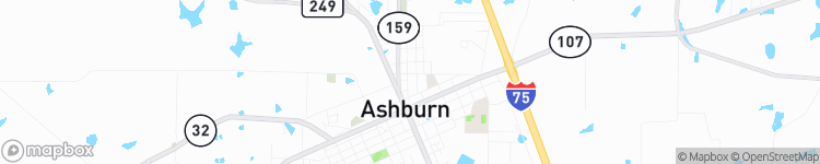 Ashburn - map