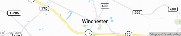 Winchester - map