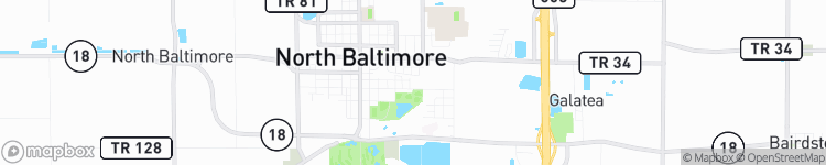 North Baltimore - map