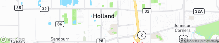 Holland - map