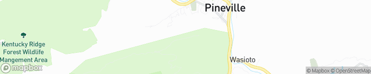 Pineville - map