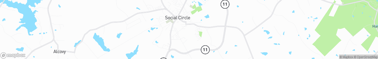 Social Circle - map