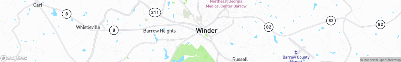 Winder - map