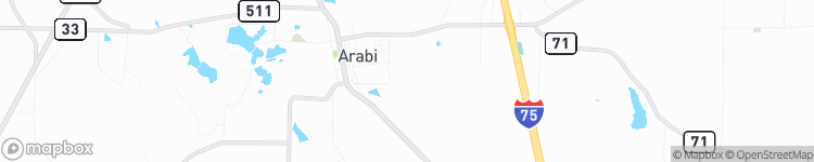 Arabi - map