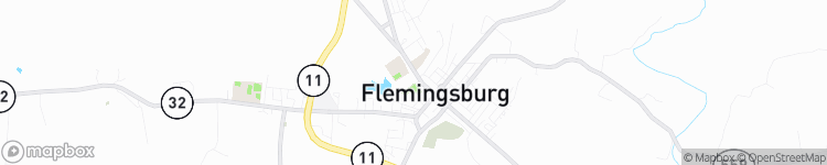 Flemingsburg - map