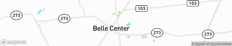 Belle Center - map