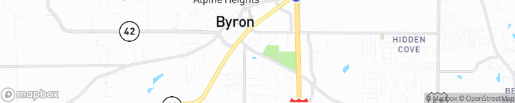Byron - map