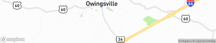 Owingsville - map