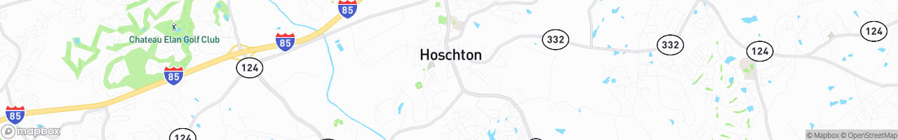 Hoschton - map