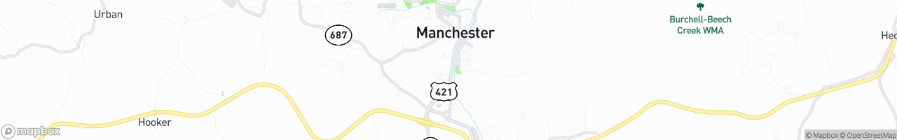 Manchester - map