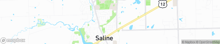 Saline - map