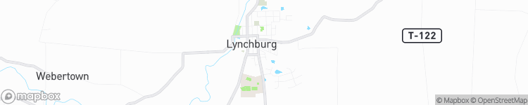 Lynchburg - map
