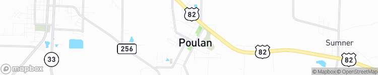 Poulan - map