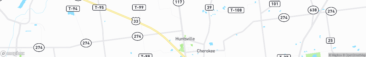 Huntsville Marastop - map