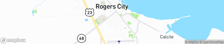 Rogers City - map