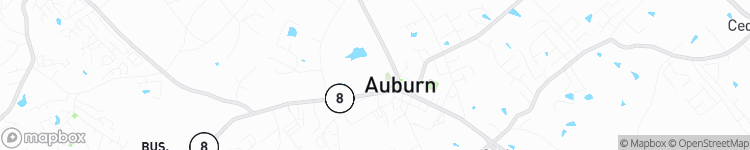 Auburn - map