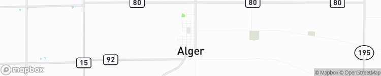 Alger - map