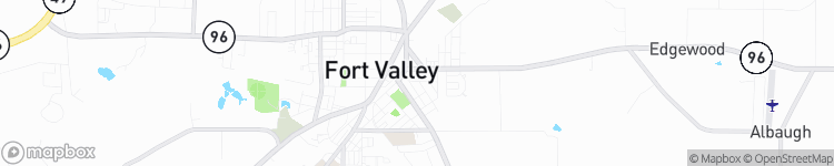 Fort Valley - map